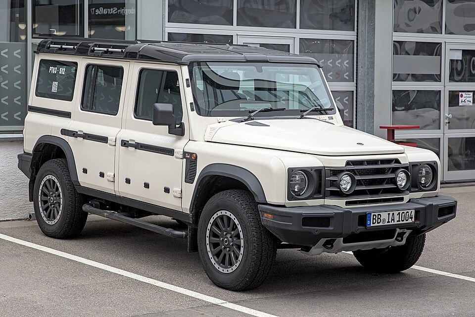 INEOS GRENADIER car — UK survivor photo