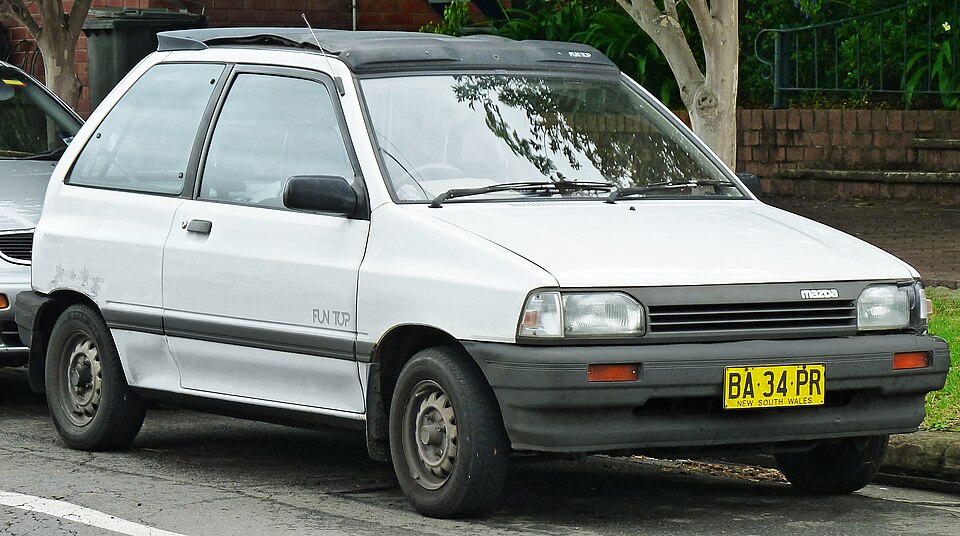 MAZDA 121 car — UK survivor photo
