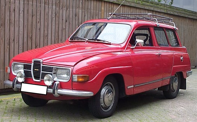 SAAB 95 car — UK survivor photo