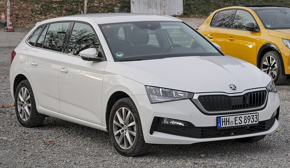 SKODA SCALA car — UK survivor photo