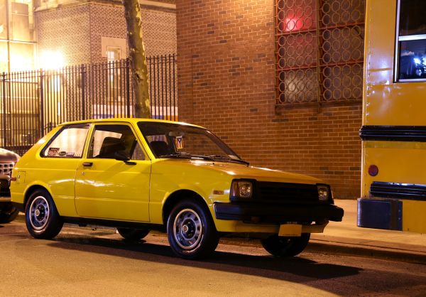 TOYOTA STARLET car — UK survivor photo
