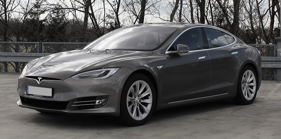 TESLA MODEL S car — UK survivor photo