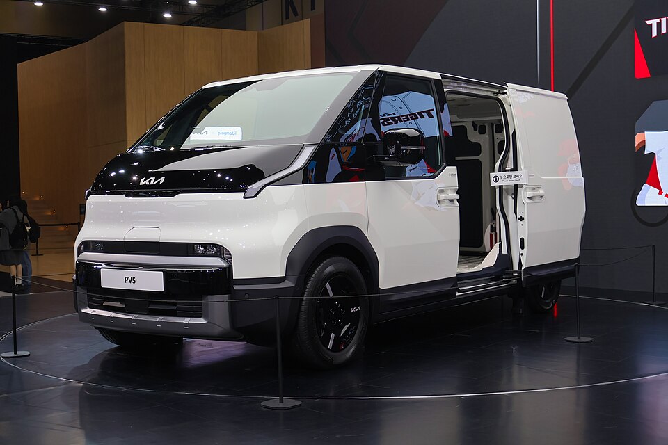 KIA PV5 car — UK survivor photo