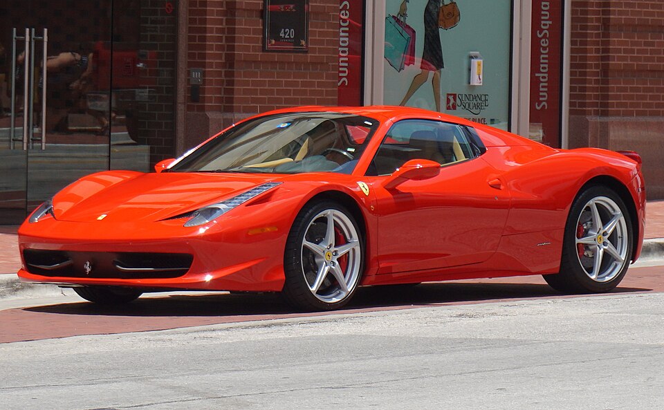FERRARI 458 car — UK survivor photo