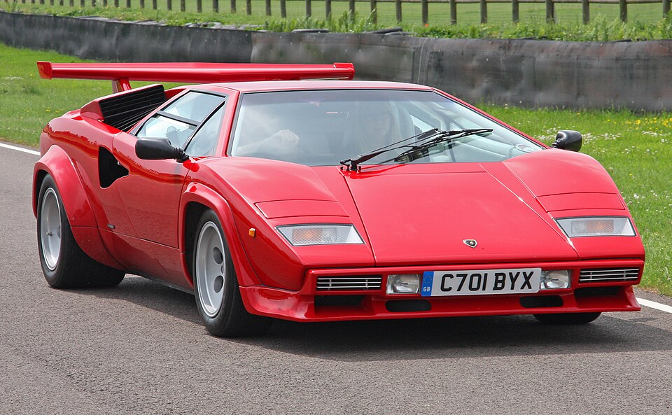 LAMBORGHINI COUNTACH car — UK survivor photo