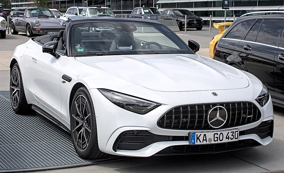 MERCEDES-BENZ AMG SL car — UK survivor photo