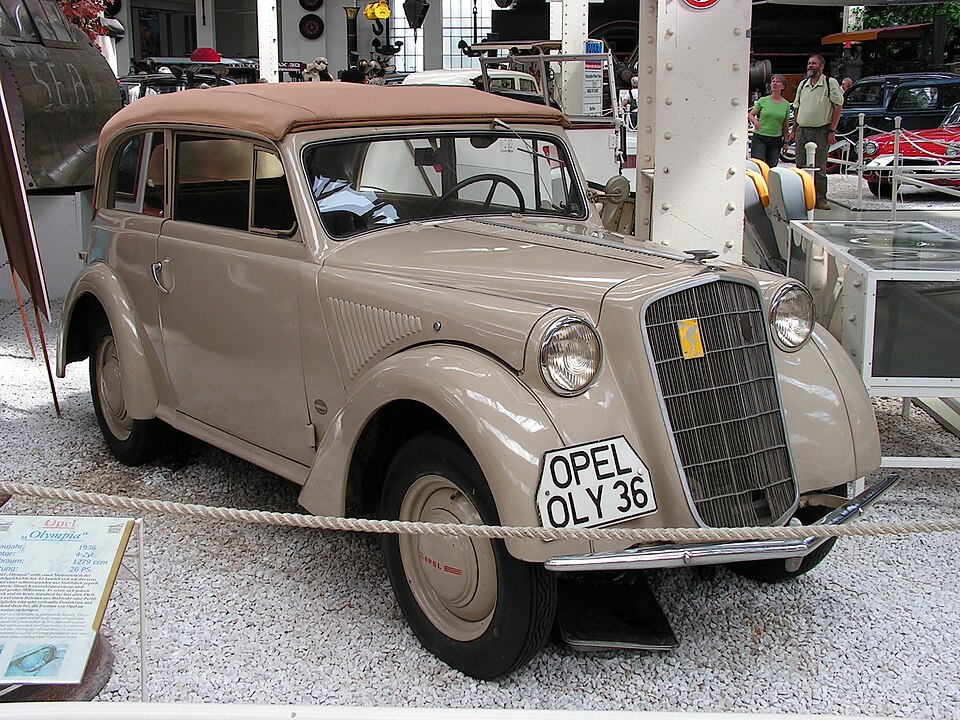 OPEL OLYMPIA car — UK survivor photo