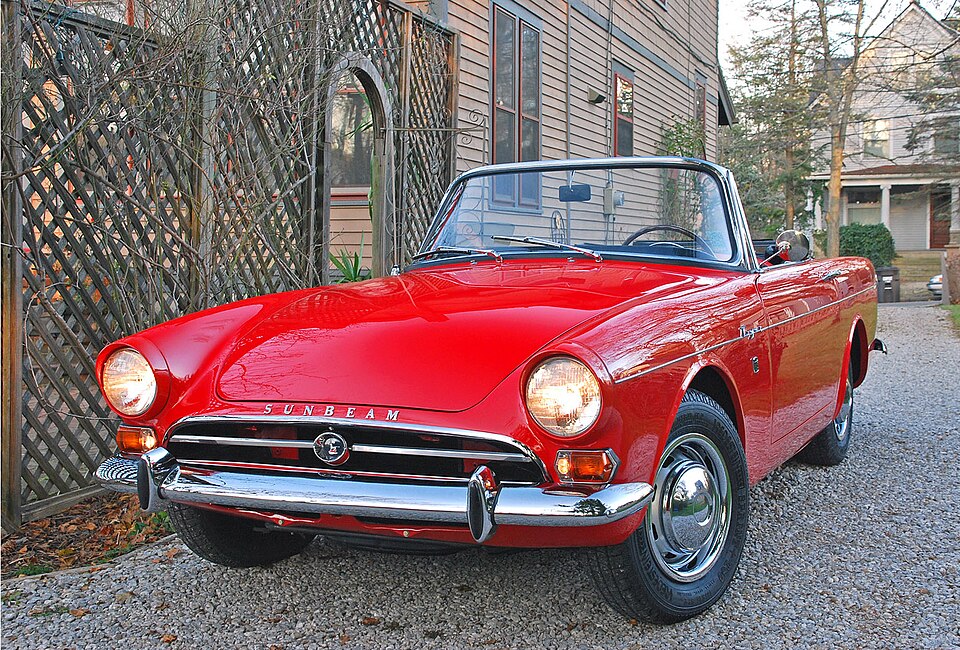 SUNBEAM TIGER car — UK survivor photo