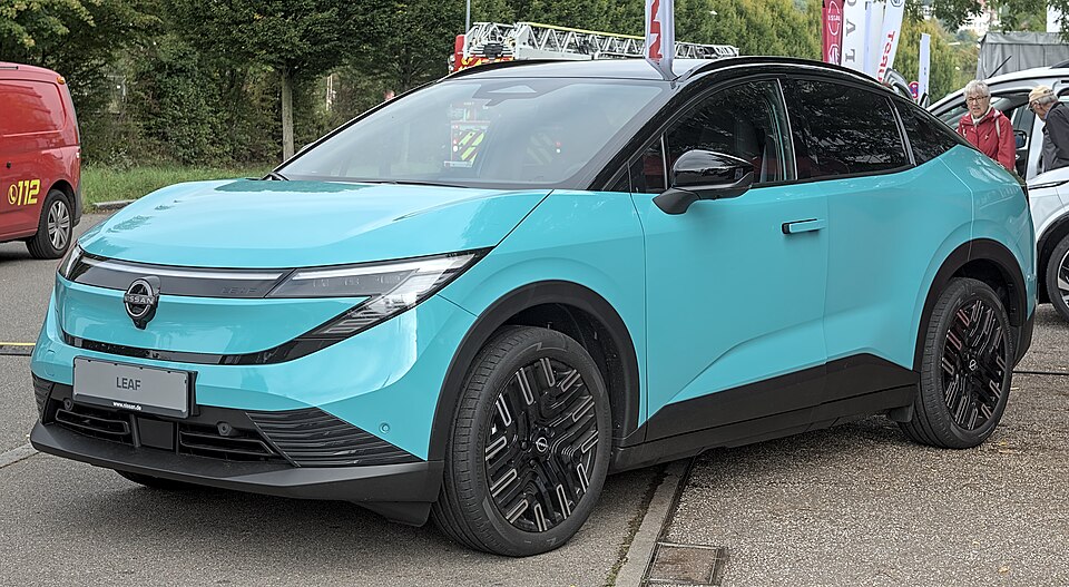 NISSAN LEAF car — UK survivor photo